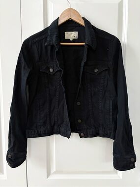 rag & bone Women's Black Denim Jean Jacket - XS